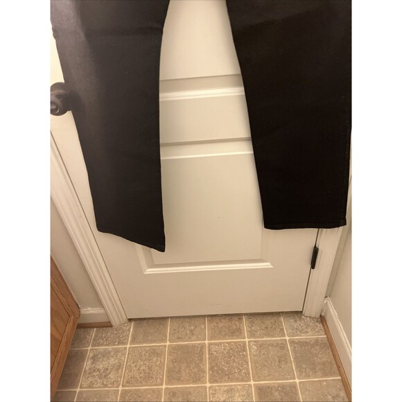 Men's Size 38 X 36 Zubaz Straight Leg Black Jeans Pockets Dark Wash - Picture 12 of 14